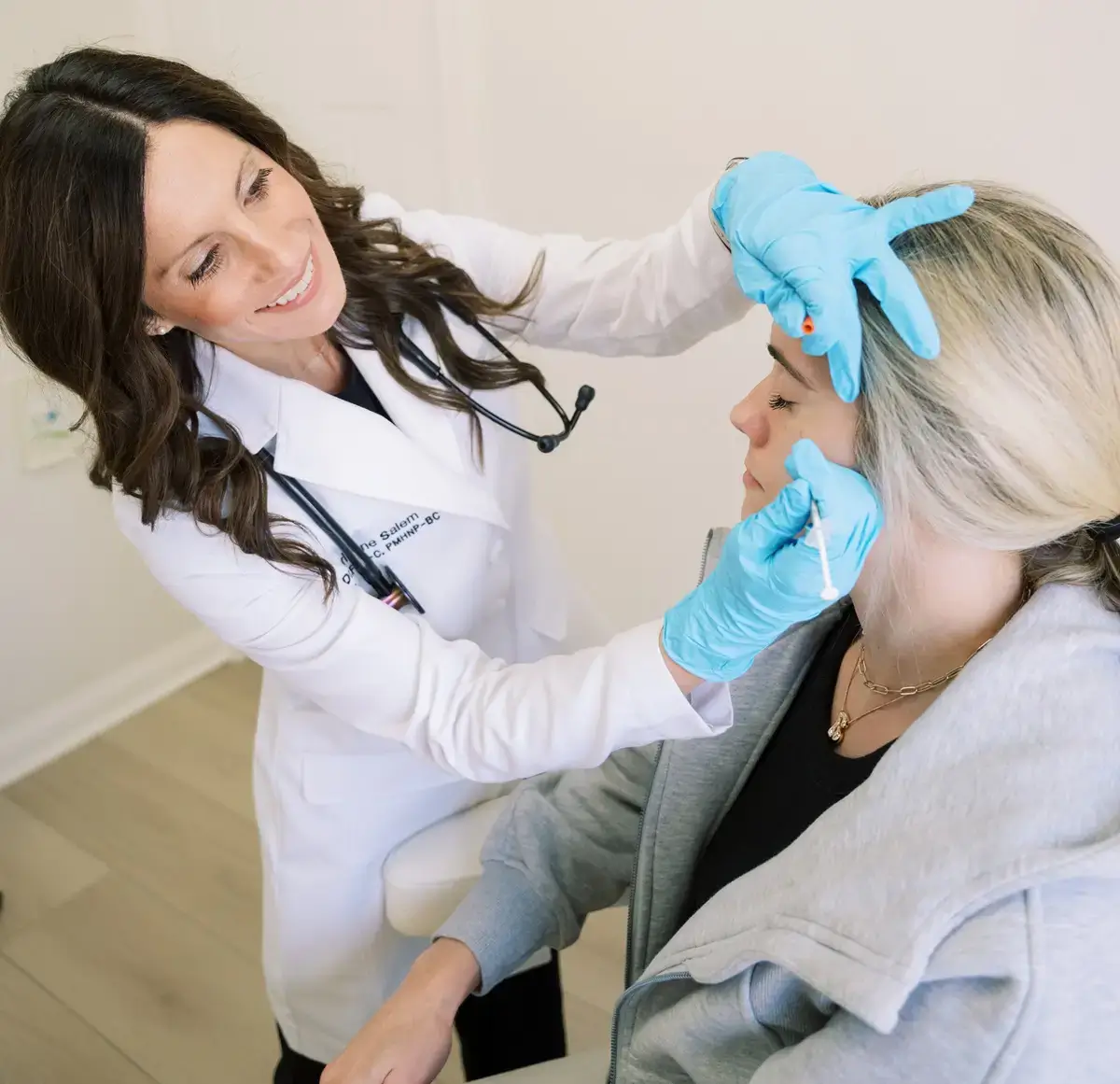 Precision Health and Wellness Xeomin wrinkle relaxer service for facial rejuvenation