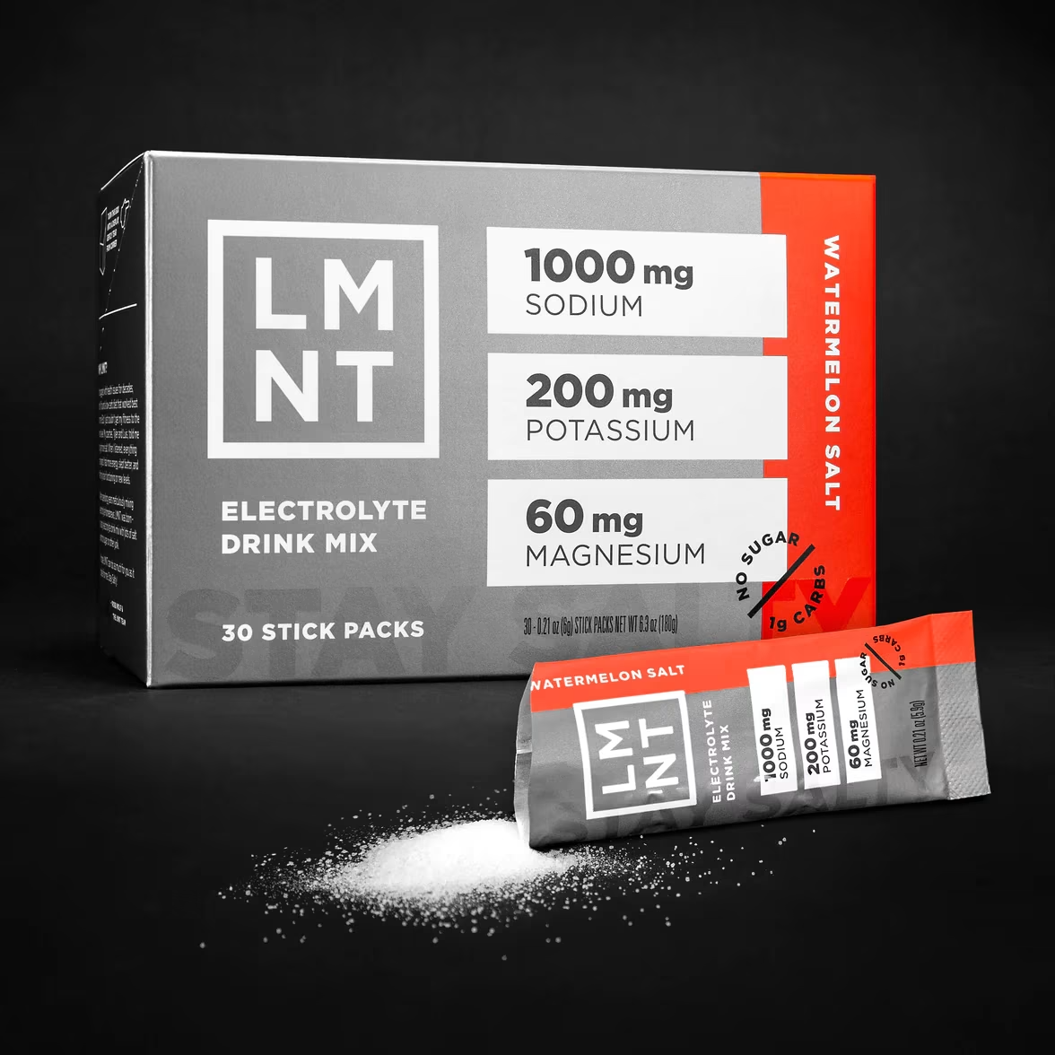 LMNT Electrolyte Drink Mix with sodium, potassium, and magnesium