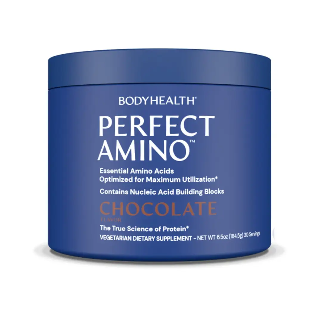 Perfect Amino Electrolytes Chocolate flavor for optimal hydration.