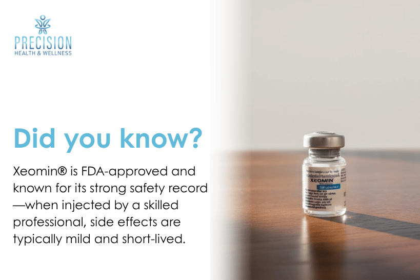 Xeomin cosmetic injectable used safely in clinical setting